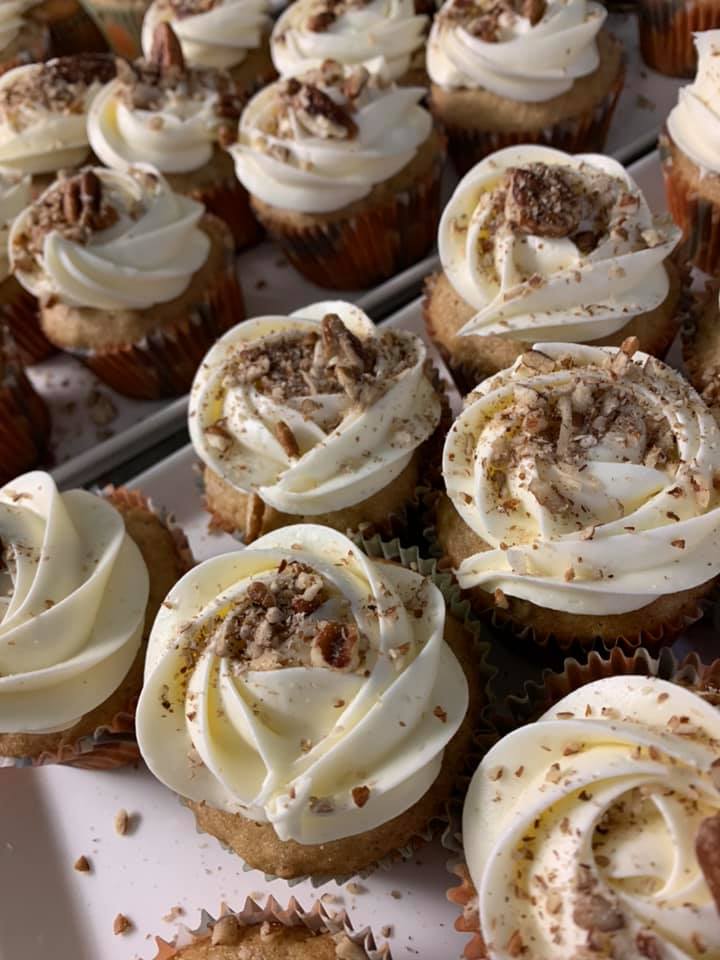 Banana Hummingbird Cupcake